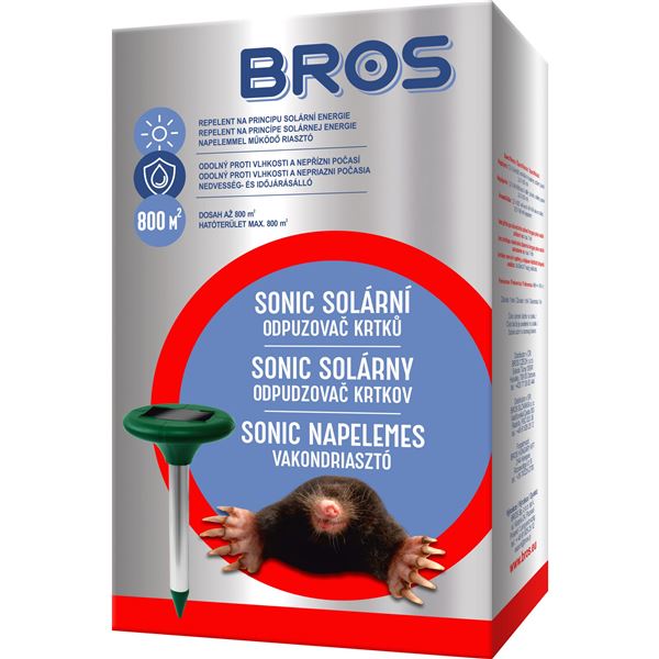 Bros - solární odhaněč krtků Sonic