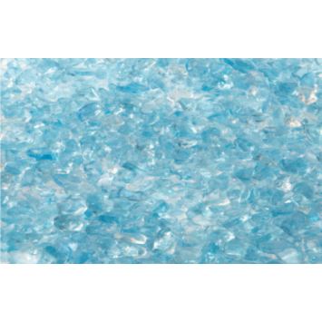 Vetro Azzurro lámané sklo, frakce 5-10 mm, pytel 5 kg 