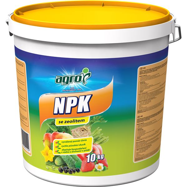 AGRO NPK 11-7-7 se zeolitem 10 kg v kbelíku