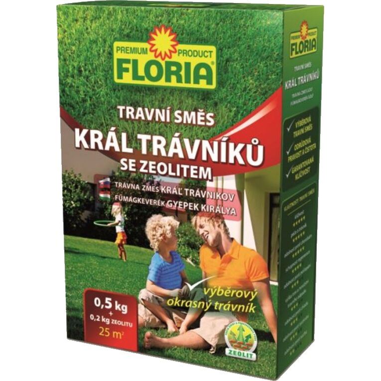 AGRO FLORIA Král trávníků travní směs 0,5 kg