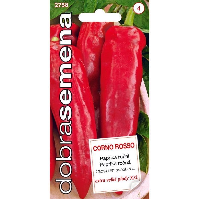 Dobrá semena Paprika - Corno Rosso 30s