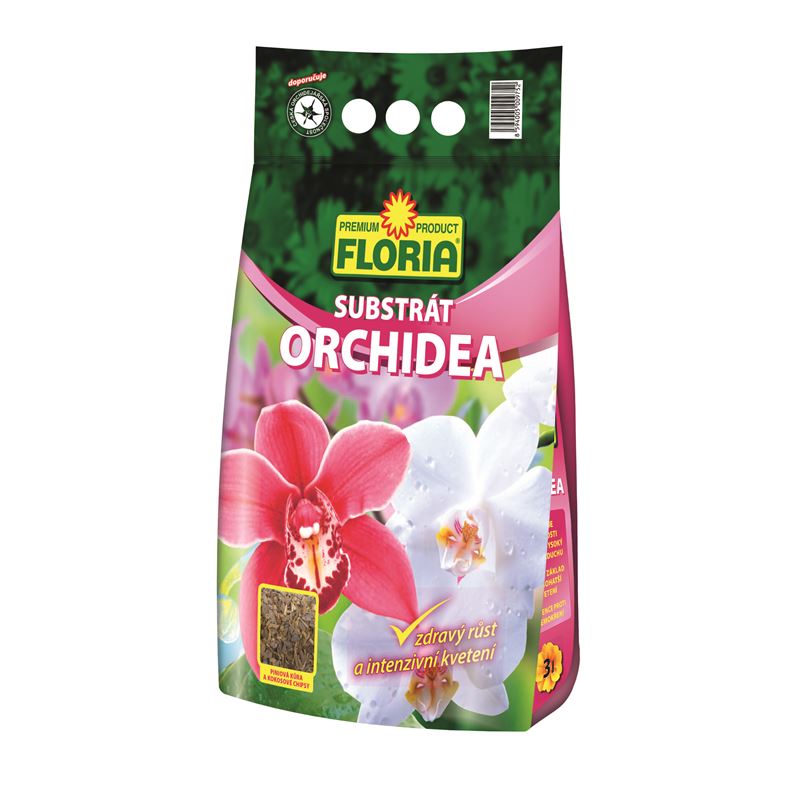 FLORIA Substrát pro orchideje 3 l