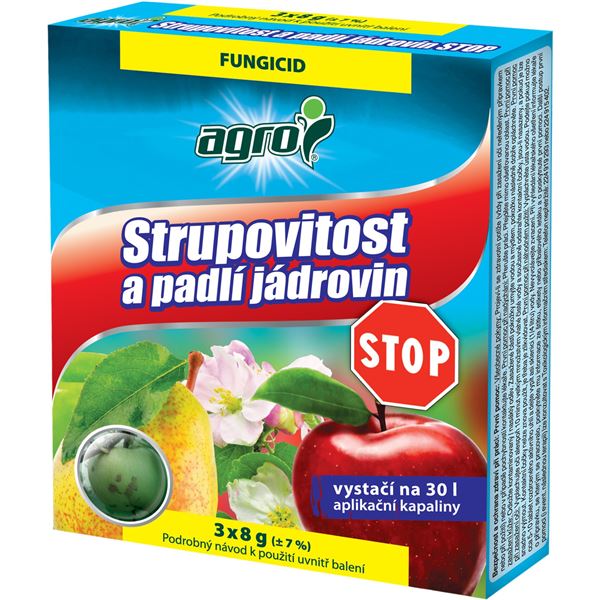 Strupovitost a padlí jádrovin STOP - 3 x 8 g