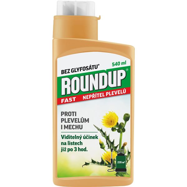Roundup Fast / bez glyfosátu - 540 ml koncentrát EVERGREEN