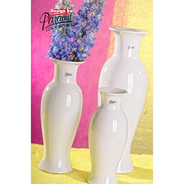 Váza Amfora bílá 40 cm