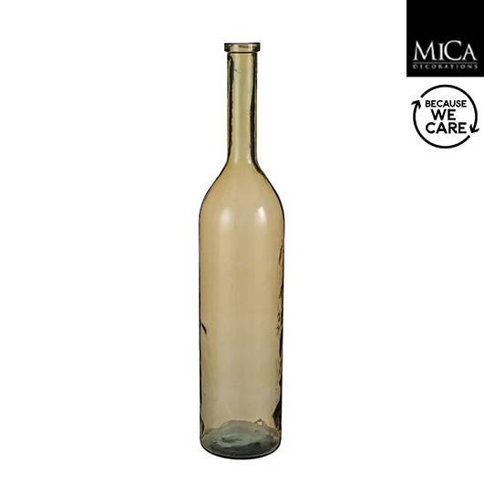 Rioja bottle glass ochre h100xd21 cm