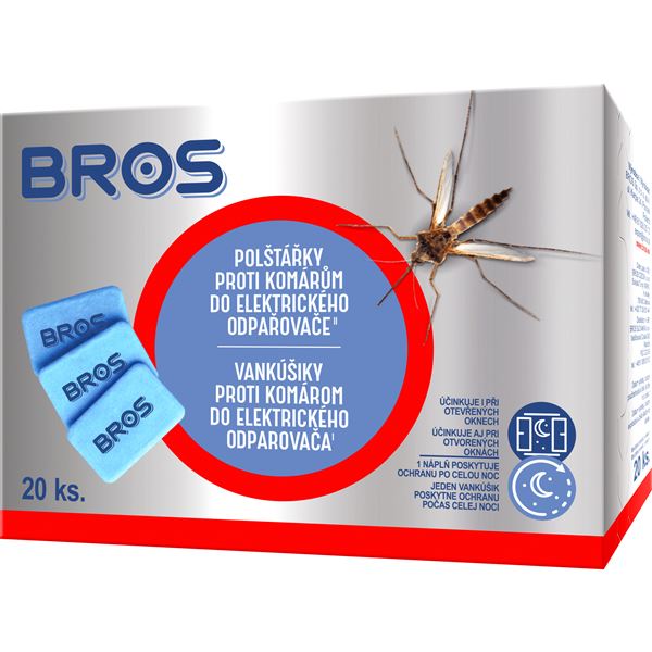 Bros - náhradní polštářky proti komárům 20 ks