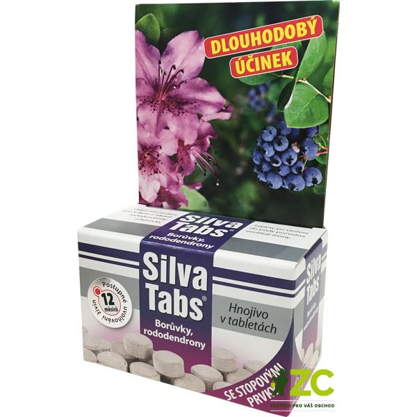 SilvaTabs - tablety na borůvky a rododendrony 25 ks