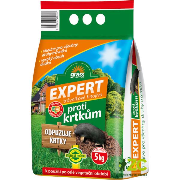 Hnojivo trávníkové - Expert proti krtkům 5kg