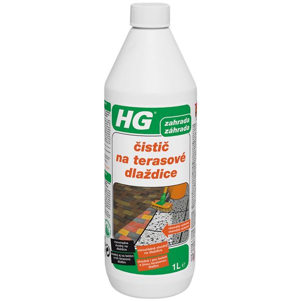 HG čistič na terasové dlaždice