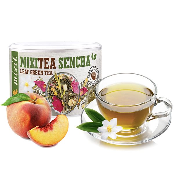 Mixitea - Zelený čaj Senza Broskev
