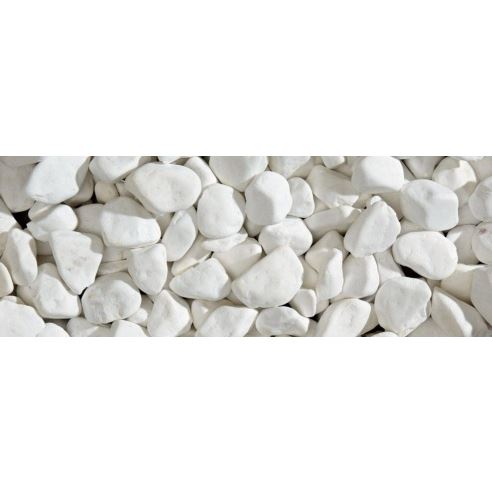 Thassos White valounky mramorové, jasně bílé, frakce 25-40 mm, pytel 20 kg