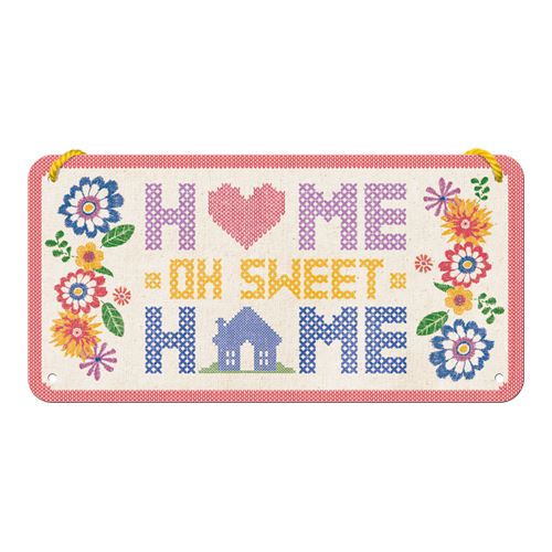 Závěsná cedule: Home Sweet Home 10x20 cm