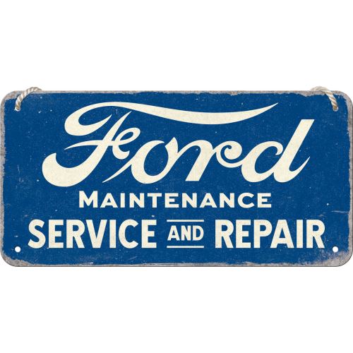 Závěsná cedule: Ford Service & Repair 10x20 cm