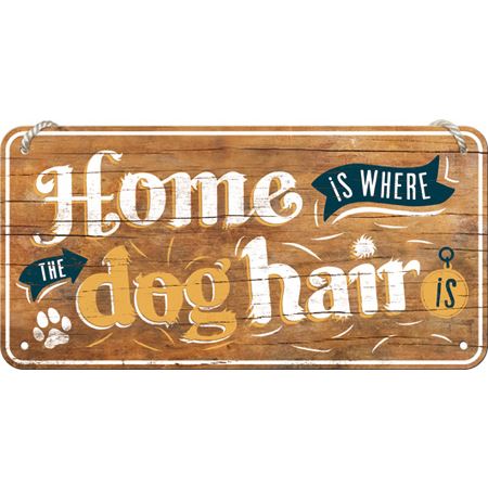 Závěsná cedule: Dog Hair 10x20 cm