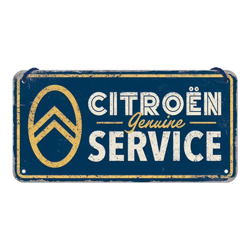 Závěsná cedule: Citroën Genuine Service 10x20 cm