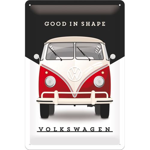 Plechová cedule: Volkswagen (Good in Shape) - 30x20 cm