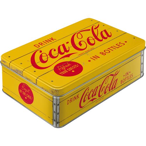 Plechová dóza: Coca-Cola (Žluté logo)
