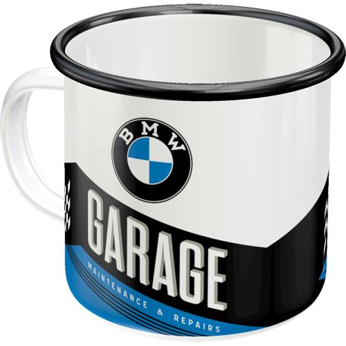 Plechový hrnek: BMW Garage