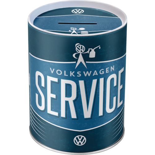 Plechová kasička: VW Service