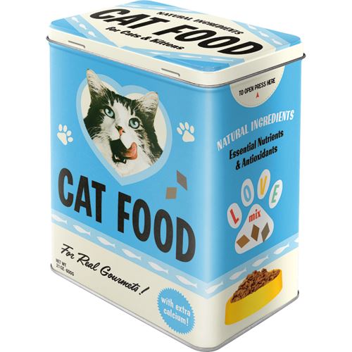 Plechová dóza L: Cat Food