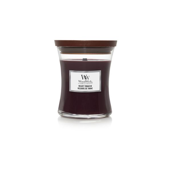 WoodWick sklo střední Velvet Tabacco