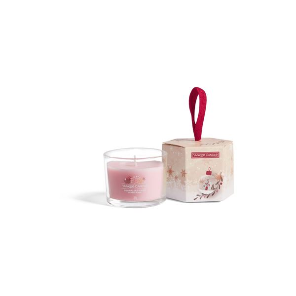 Yankee Candle Sada se skleněnou votivní svíčkou Snowflake Kisses