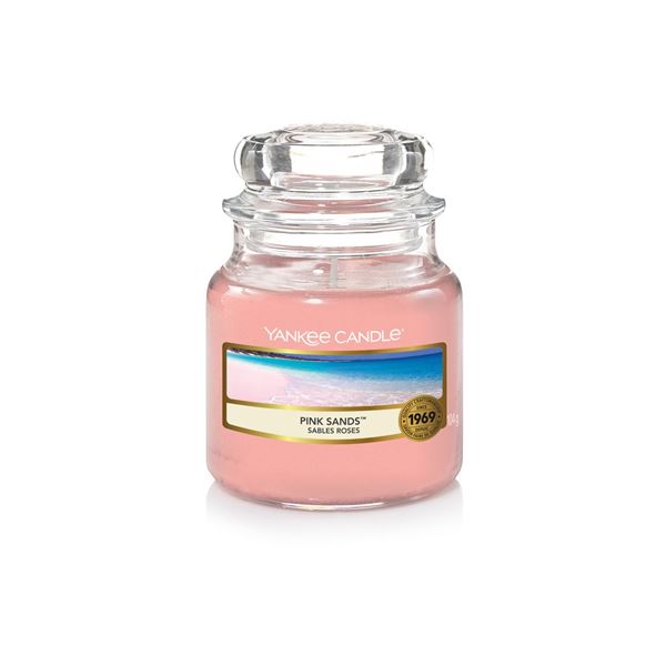 Yankke Candle vonná svíčka ve skle malá Pink Sands