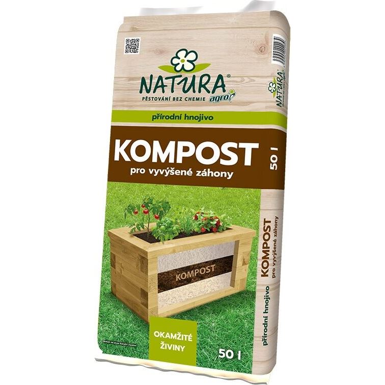 AGRO NATURA Kompost pro vyvýšené záhony 50 l