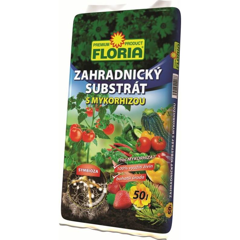 FLORIA Zahradnický substrát s mykorhizou 50 L
