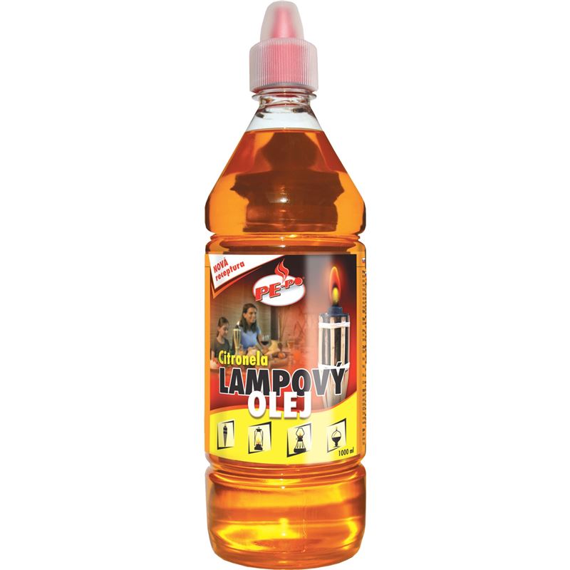 PE-PO olej lampový přírodní - 1 l citronela